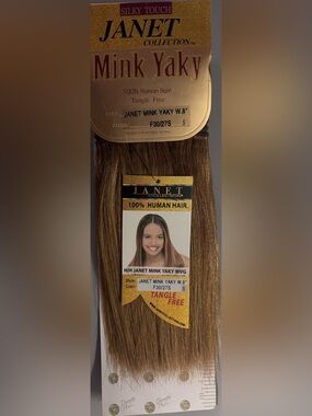 Janet Collection. 100% human hair. Mink yaky.